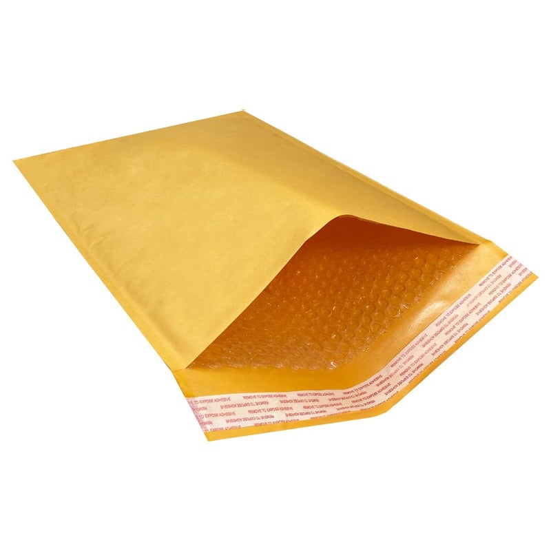 StarBoxes 50 Kraft Bubble Mailers 12.5x19" - #6 Self-Sealing Padded Envelopes Bags (KBM612519050) - Image 1